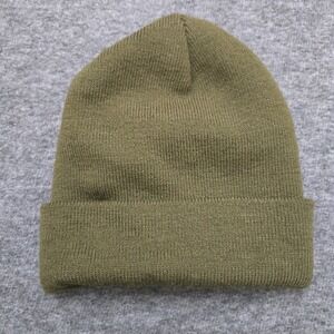 Ben Davis Beanie One Size Olive Green Winter Workwear Skater Gorpcore Urban Y2K